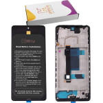 HYPER-Fix Xiaomi Redmi Note 12 Pro 5G ����� + Touch Screen + Lens + Frame Black Service Pack - (HF-5600010M1600)