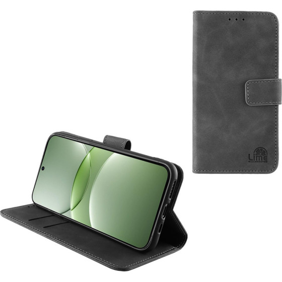 Lime ���� Huawei Nova 13 6.7'' Essential Magnet Book Stand Clip GREY