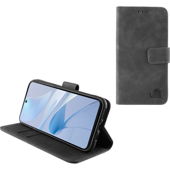 Lime ���� Huawei Nova 13i 6.7'' Essential Magnet Book Stand Clip GREY