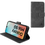 Lime ���� Samsung M16 5G M166 6.7'' Essential Magnet Book Stand Clip GREY