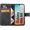 Lime ���� Samsung M16 5G M166 6.7'' Essential Magnet Book Stand Clip GREY