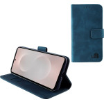 Lime ���� Samsung S25 Edge 5G S937 6.66'' Essential Magnet Book Stand Clip Dark BLUE