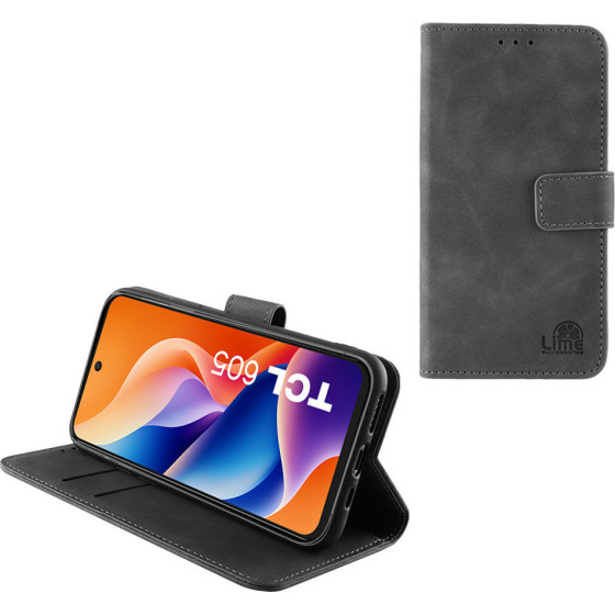 Lime ���� Tcl 605/60 Se 6.67'' Essential Magnet Book Stand Clip GREY