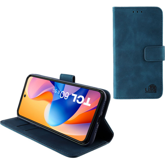 Lime ���� Tcl 60R 6.67'' Essential Magnet Book Stand Clip Dark BLUE