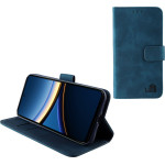 Lime ���� Xiaomi Poco F7 Pro 6.67'' Essential Magnet Book Stand Clip Dark BLUE