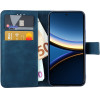 Lime ���� Xiaomi Poco F7 Pro 6.67'' Essential Magnet Book Stand Clip Dark BLUE
