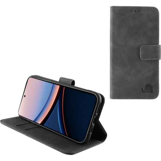 Lime ���� Xiaomi Poco F7 Ultra 6.67'' Essential Magnet Book Stand Clip GREY