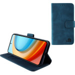 Lime ���� Zte Blade A75 5G 6.6'' Essential Magnet Book Stand Clip Dark BLUE