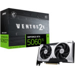 MSI Vga PCI-E Nvidia Gf Rtx 5060 Ti 8G Ventus 2X Oc PLUS, 8GB/128BIT, GDDR7, HDMI/ 3xDP, 2 Slot FANSINK, Dual FAN, 3YW.