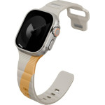 UNIQ Strap Stride De Rubber For Apple Watch 49/46/45/44mm Beige - (UNIQ-49MM-STRDEBEGCYEL)