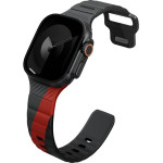 UNIQ Strap Stride De Rubber For Apple Watch 49/46/45/44mm Charcoal - (UNIQ-49MM-STRDECHRRD)
