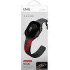 UNIQ Strap Stride De Rubber For Apple Watch 49/46/45/44mm Charcoal - (UNIQ-49MM-STRDECHRRD)