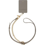 UNIQ Universal 3-in-1 Phone Lanyard Coehl Caryne With Card Wallet Pebble - (UNIQ-CARYNE3IN1-PEBBLE)