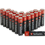 Verbatim Alkaline Battery Aa LR6 24pCs - (49505)