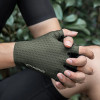 Rockbros Breathable Short Finger Cycling Gloves Size: M - Green 5907769373435 - (8386824304329)