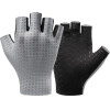 Rockbros Breathable Short Finger Cycling Gloves, Size: L - Gray 5907769373473 - (8386824304367)