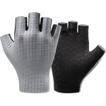 Rockbros Breathable Short Finger Cycling Gloves, Size: S - Gray 5907769373497 - (8386824304381)