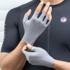 Rockbros Breathable Short Finger Cycling Gloves, Size: S - Gray 5907769373497 - (8386824304381)