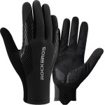 Rockbros Cycling Gloves spring/summer/autumn, full, size: Xl - Black 5907769373824 - (8386824304718)