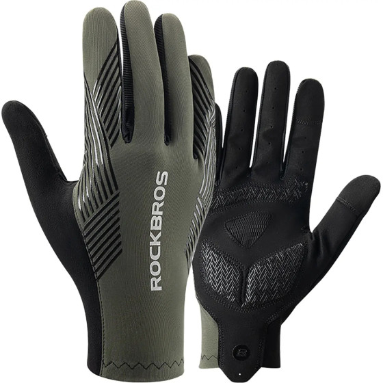 Rockbros Cycling Gloves spring/summer/autumn, full, size: Xxl - Green 5907769373787 - (8386824304671)