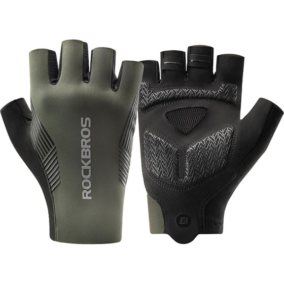 Rockbros Cycling Gloves spring/summer/autumn, Short fingers, size: S - Green 5907769373749 - (8386824304633)