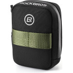 Rockbros Mini Saddle Bag With CO2 Cartridge Holder - Black/Green 5907769374463 - (8386824308686)