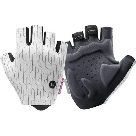 Rockbros Mtb Cycling Gloves size: M - White And Black 5907769373916 - (8386824304800)