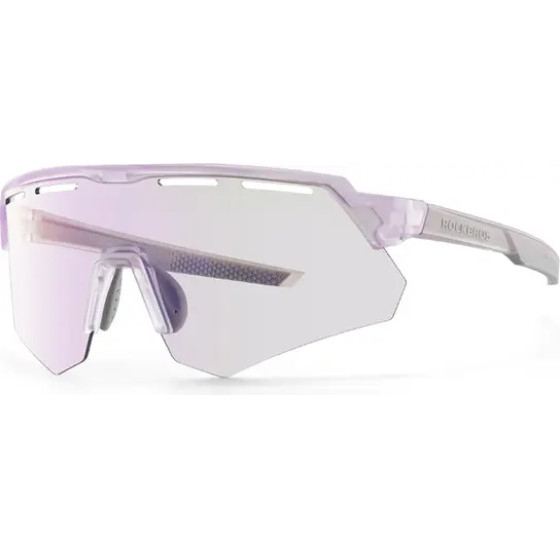 Rockbros Polarized Cycling Glasses with UV Protection and Corrective Insert - Purple