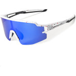 Rockbros Polarized Cycling Glasses With Uv Protection And Corrective Insert Blue Lenses - White 5907769373282 - (8386824303780)
