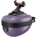 Rockbros Rigid Hard Shell Compact Saddle Bag 0.4l - Purple 5907769374449 - (8386824308648)