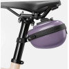 Rockbros Rigid Hard Shell Compact Saddle Bag 0.4l - Purple 5907769374449 - (8386824308648)