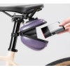Rockbros Rigid Hard Shell Compact Saddle Bag 0.4l - Purple 5907769374449 - (8386824308648)