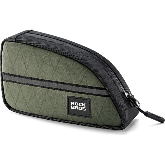 Rockbros Triangle Bike Frame Bag 0.8l - Green 5907769374340 - (8386824308365)