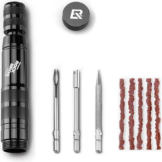 Rockbros Tubeless Tire Repair Kit - Black 5907769374029 - (8386824307474)