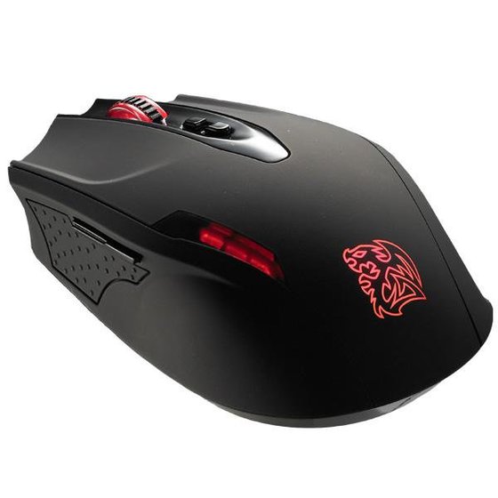 THERMALTAKE WIRED MOUSE BLACK - (MO-BLK002DTA)