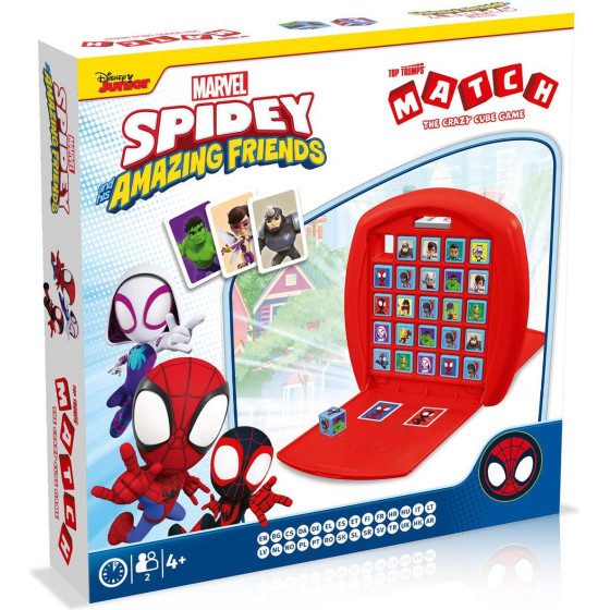 Winning Moves: Top Trumps Match - Spidey & Friends (English Language) (WM04798-ML1-6)