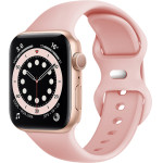Techsuit - Watchband (W031) - Apple Watch 1/2/3/4/5/6/7/8/9/10/SE/Se 2/Ultra/Ultra 2 (42/44/45/46/49mm) - Light Pink