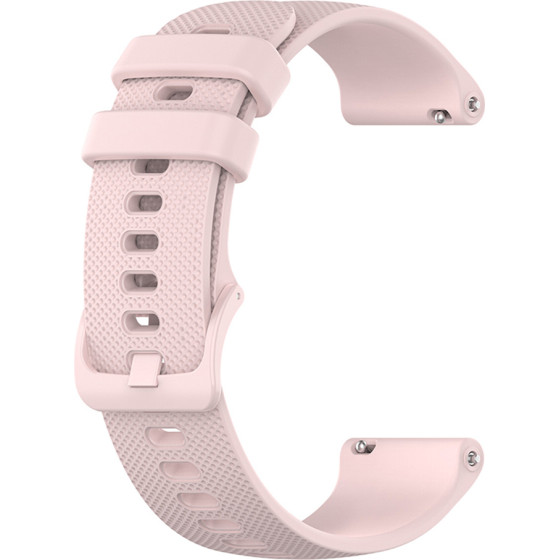 Techsuit - Watchband 18mm (W006) - Huawei Watch Gt 4 (41mm)/W1/Honor Watch S1/Garmin Venu 2S/Vivoactive 4S - Pink