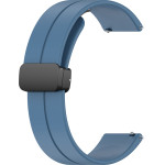 Techsuit - Watchband 18mm (W011) - Huawei Watch Gt 4 (41mm)/W1/Honor Watch S1/Garmin Venu 2S/Vivoactive 4S - Blue