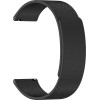 Techsuit - Watchband 18mm (W074) - Huawei Watch Gt 4 (41mm)/W1/Honor Watch S1/Garmin Venu 2S/Vivoactive 4S - Black