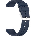 Techsuit - Watchband 18mm (W075) - Huawei Watch Gt 4 (41mm)/W1/Honor Watch S1/Garmin Venu 2S/Vivoactive 4S - Navy Blue