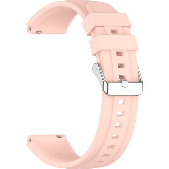 Techsuit - Watchband 18mm (W075) - Huawei Watch Gt 4 (41mm)/W1/Honor Watch S1/Garmin Venu 2S/Vivoactive 4S - Pink