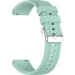 Techsuit - Watchband 18mm (W075) - Huawei Watch Gt 4 (41mm)/W1/Honor Watch S1/Garmin Venu 2S/Vivoactive 4S - Teal
