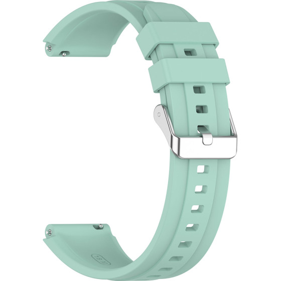 Techsuit - Watchband 18mm (W075) - Huawei Watch Gt 4 (41mm)/W1/Honor Watch S1/Garmin Venu 2S/Vivoactive 4S - Teal