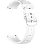 Techsuit - Watchband 18mm (W075) - Huawei Watch Gt 4 (41mm)/W1/Honor Watch S1/Garmin Venu 2S/Vivoactive 4S - White