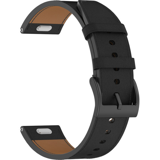 Techsuit - Watchband 20mm (W073) - Samsung Galaxy Watch4/5/Active 2, Huawei Watch Gt 3 (42mm)/Gt 3 Pro (43mm) - Black