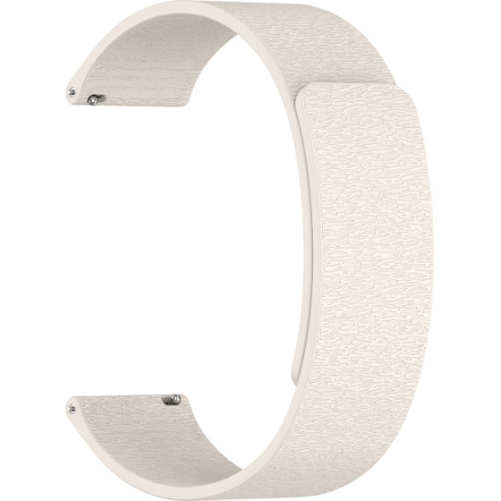 Techsuit - Watchband 20mm (W074) - Samsung Galaxy Watch4/5/Active 2, Huawei Watch Gt 3 (42mm)/Gt 3 Pro (43mm) - Beige