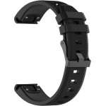 Techsuit - Watchband Quickfit 22mm (W058) - Garmin Fenix 5/5 Plus 6/6 Pro/7/Forerunner 935/945/955/Approach S60/S62 - Black