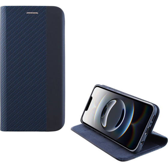 Idol 1991 ���� Iphone 16E 6.1'' Elite ANTI-Rfid Book Stand BLUE - (5205308386756)