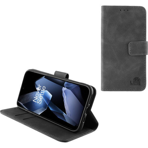 Lime ���� Oneplus 13 5G 6.82'' Essential Magnet Book Stand Clip GREY